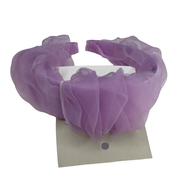 Girls Purple Tulle Headband by BP - Picture 3 of 6